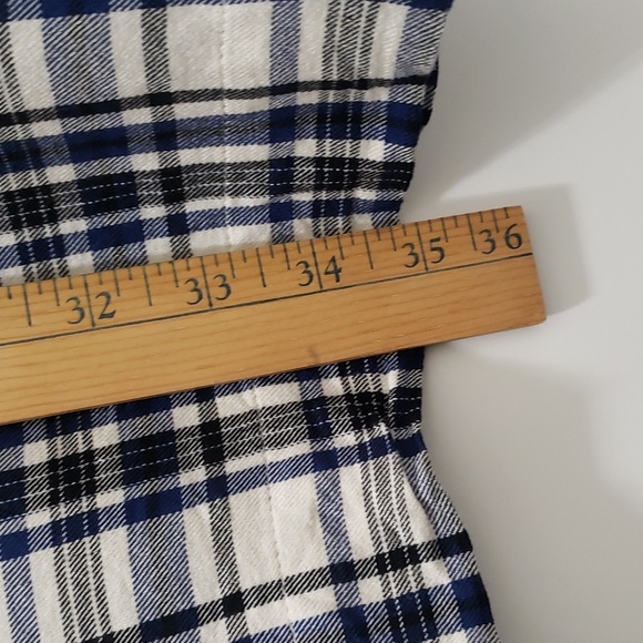 Madewell Long Sleeve Dress/Tunic Soft and Comfortable Plaid - Picture 8 of 10